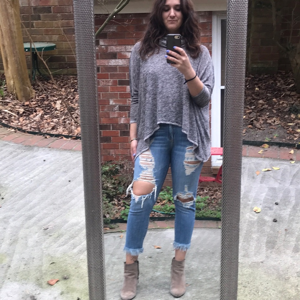 Open back sweater from South Moon under